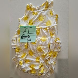 2T LS Sunshine Bubble Romper